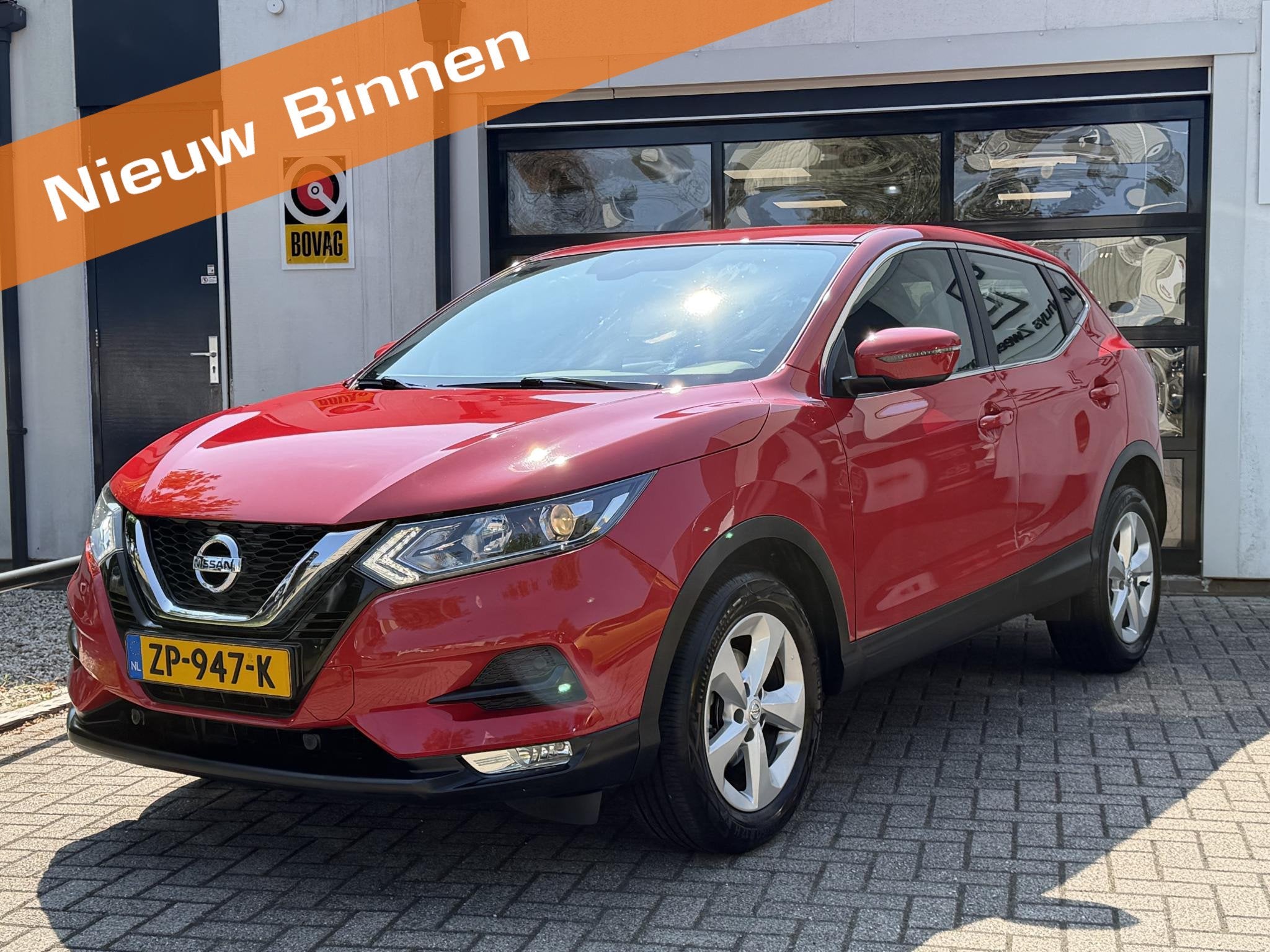 Nissan Qashqai 1.3 DIG-T Acenta Automaat | Achteruitrijcamer, Auto's, Nissan, Stof, Gebruikt, Euro 6, 4 cilinders