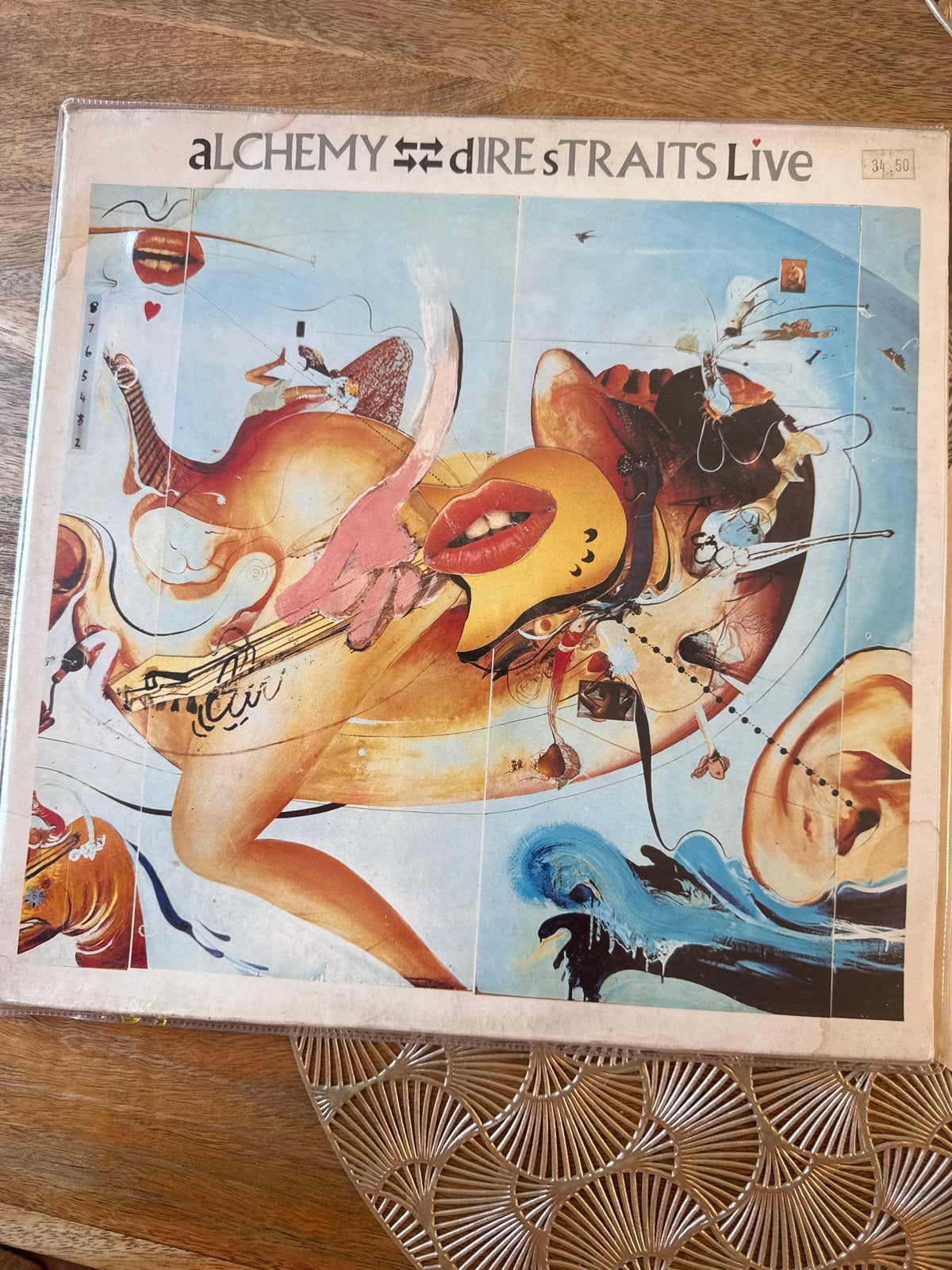 Dire Straits - Alchemy Live LP (Slechts 1 plaat), Cd's en Dvd's, LP, Rock, Gebruikt, Ophalen of Verzenden