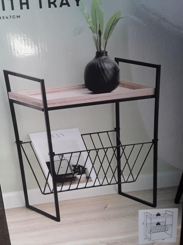Tafel met lectuurbak, Ophalen of Verzenden, Nieuw, 25 tot 50 cm, Rechthoekig