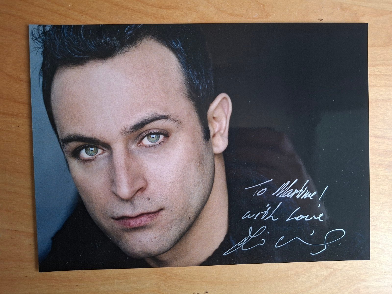 Gesigneerde foto Twilight acteur. Handtekening, Verzamelen, Ophalen of Verzenden, Zo goed als nieuw, Foto of Kaart, Gesigneerd
