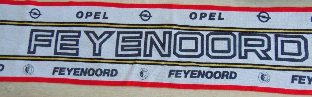 Feyenoord/Opel Voetbalshawl, Verzamelen, Ophalen of Verzenden, Nieuw, Feyenoord, Vaantje of Sjaal