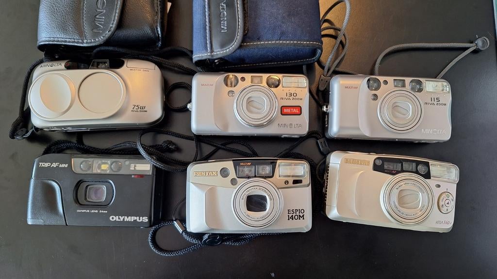 Meerdere compact analoog cameras, Audio, Tv en Foto, Fotocamera's Analoog, Ophalen of Verzenden, Compact, Minolta