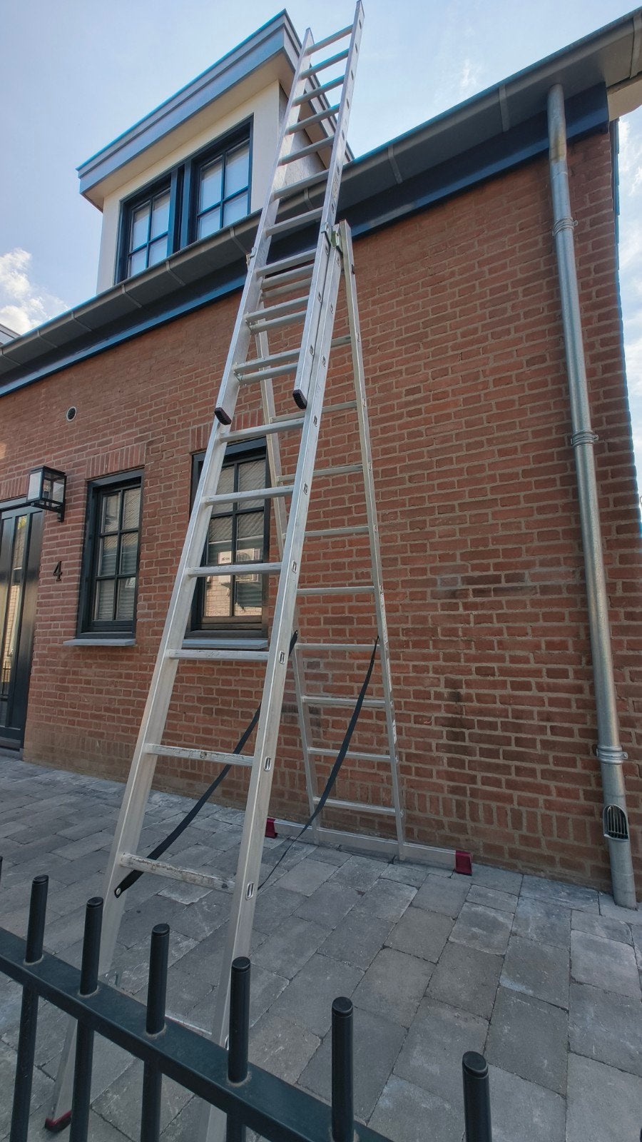 Krause reformladder 3x10 treden - Zo goed als nieuw, Doe-het-zelf en Verbouw, Ladders en Trappen, Ophalen, Zo goed als nieuw, Ladder