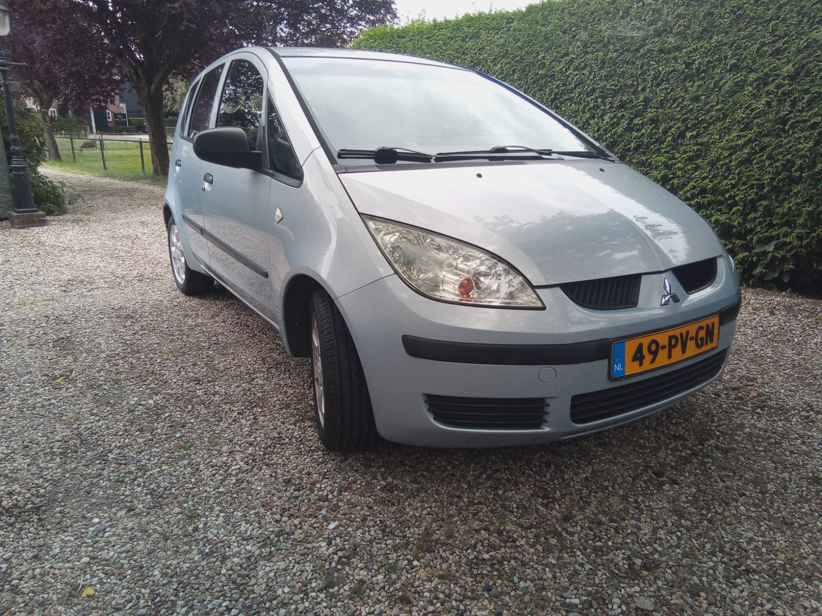 Mitsubishi Colt 1.3 CZ5 2004 Blauw, 31 €/maand, Blauw, Alcantara, Colt