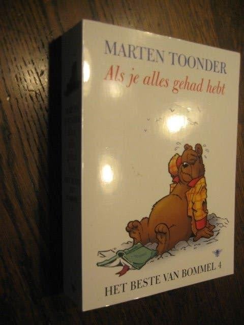 m. toonder/als je alles gehad hebt/het beste van bommel 4, Boeken, Stripboeken, Marten Toonder, Eén stripboek, Ophalen of Verzenden