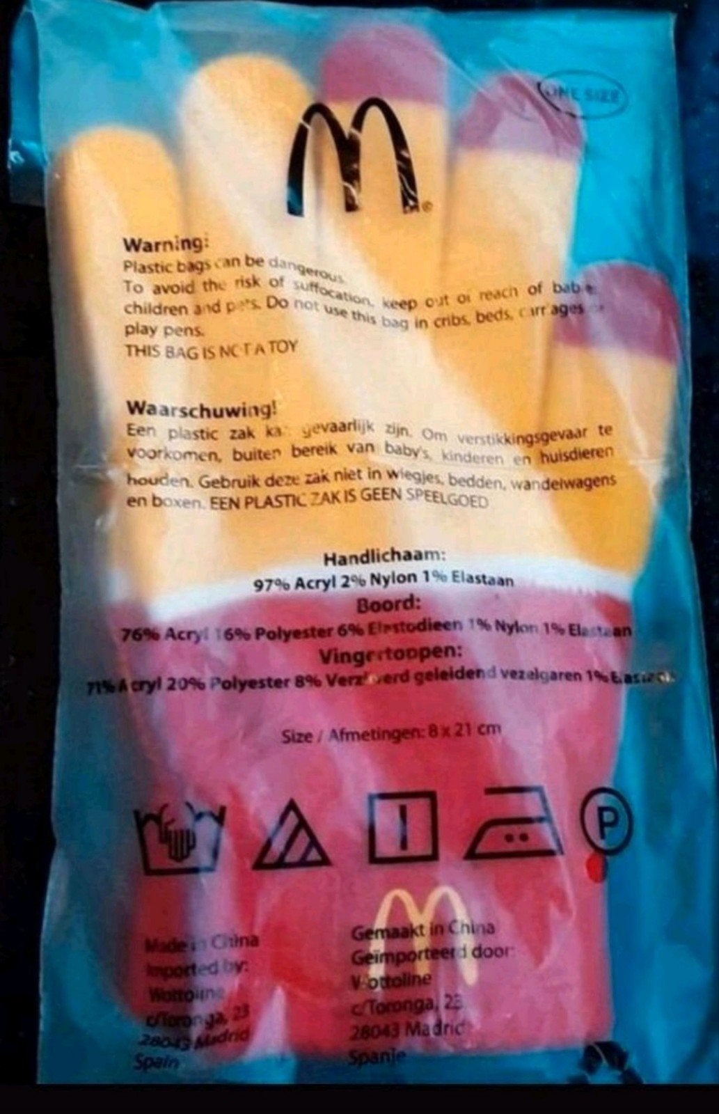 VAN MC DONALDS

BESTAAT UIT

SPLINTERNIEUWE ORGINALE MC DONA, Verzamelen, Merken en Reclamevoorwerpen, Ophalen of Verzenden, Nieuw