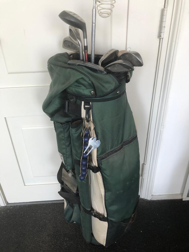 Dames golf- set met tas en trolley, Sport en Fitness, Golf, Ophalen, Gebruikt, Set, Overige merken