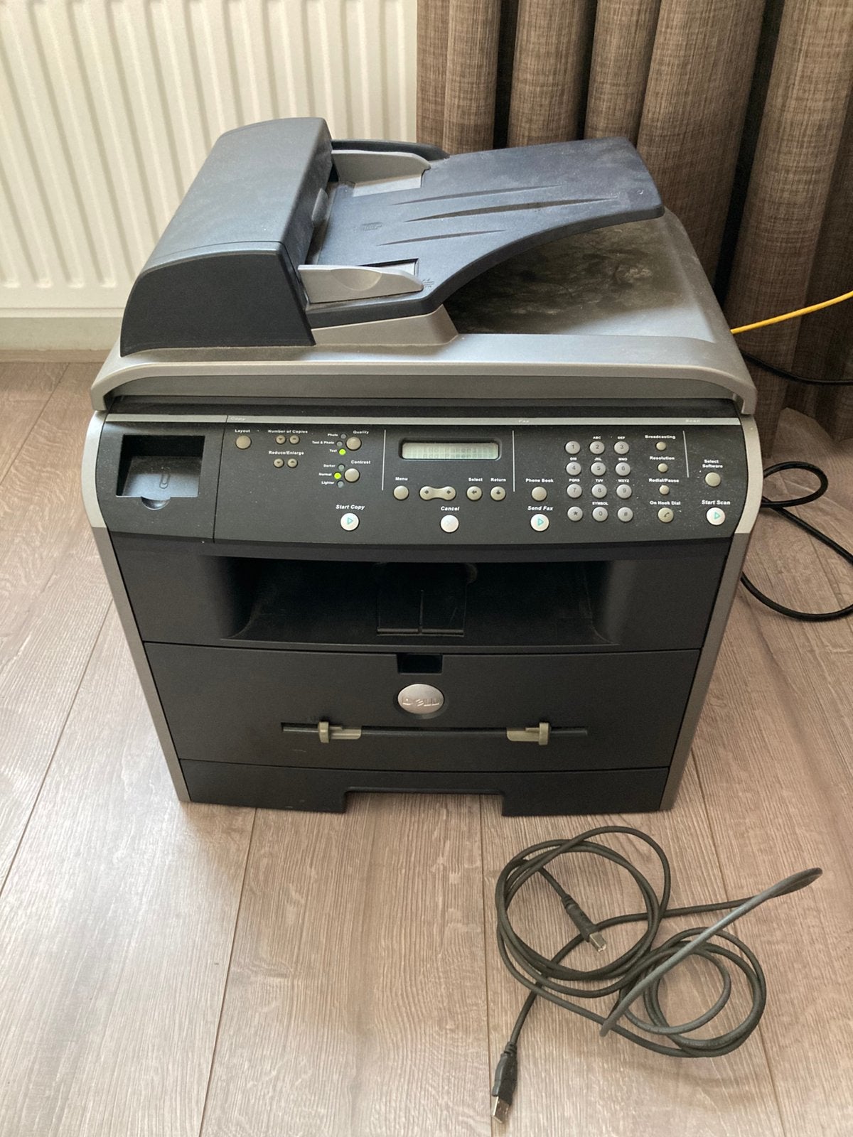 ️ DELL LASER MFP 1600n + NIEUWE TONER (€29,99) – €20, Ophalen, Gebruikt, Printer, Zwart-en-wit printen