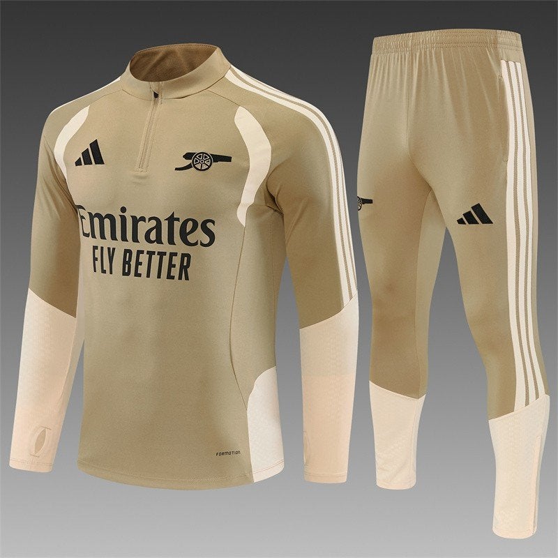 Arsenal Trainingspak 2026/2027 - Maat XL, Verzenden, Beige, Adidas, Voetbal