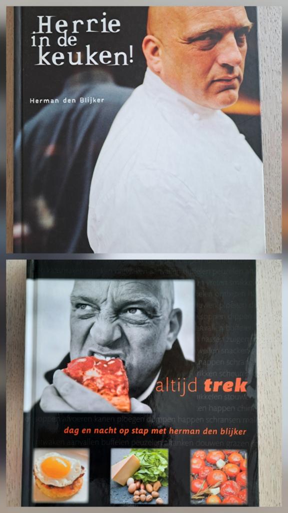 2x Herman den Blijker, Boeken, Kookboeken, Zo goed als nieuw, Ophalen of Verzenden