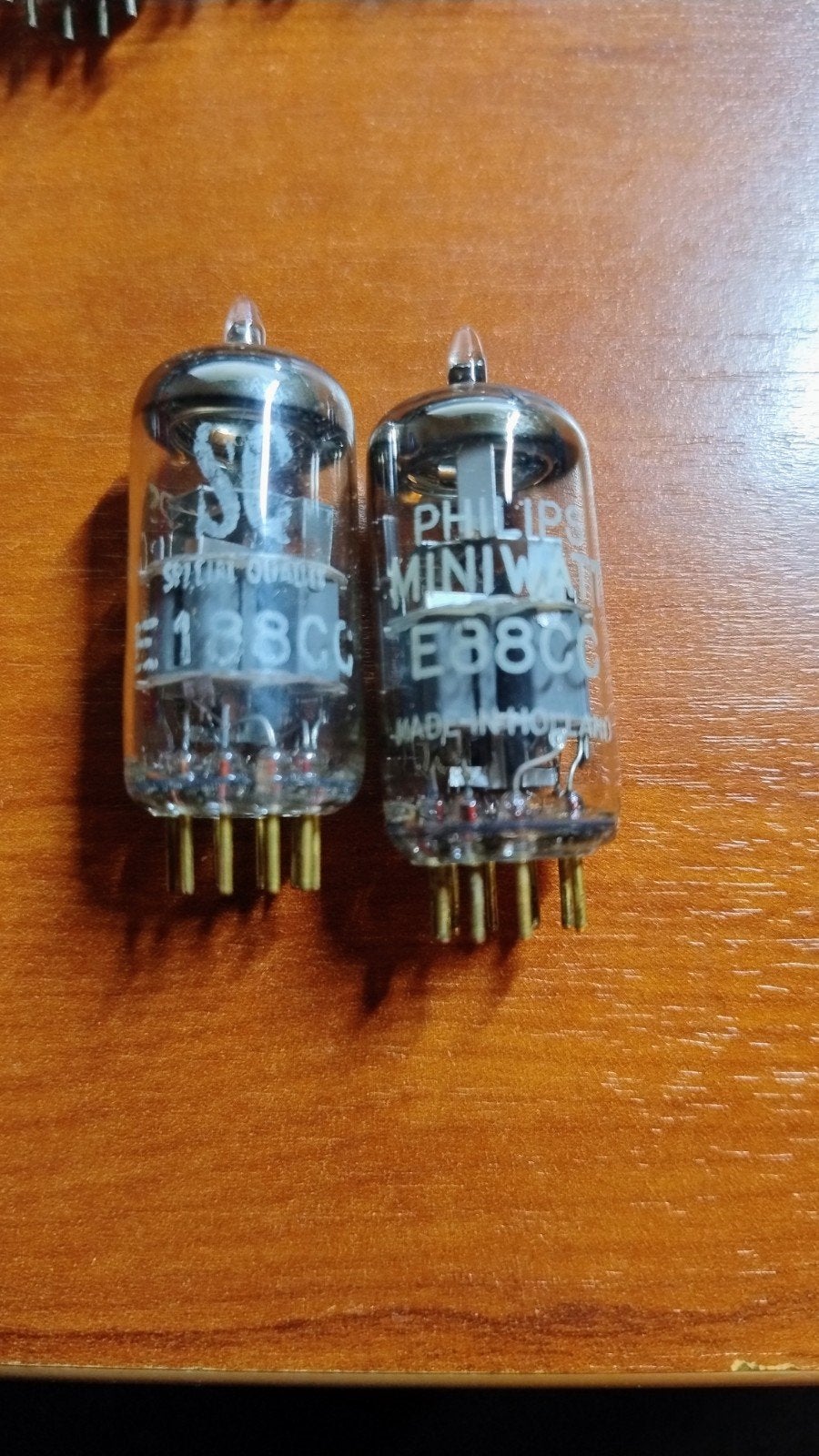 Philips Miniwatt SQ E88CC + E188CC buizen (Set van 2), Ophalen of Verzenden