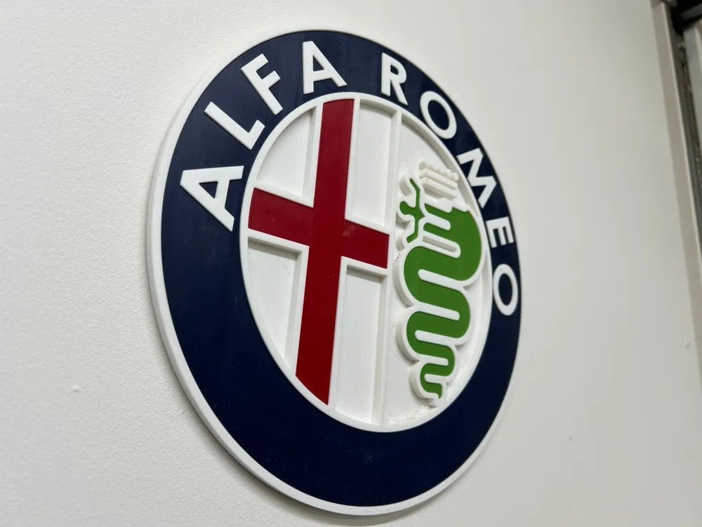 3D Geprint Alfa Romeo Logo - Perfect voor de Liefhebber, Ophalen of Verzenden, Nieuw
