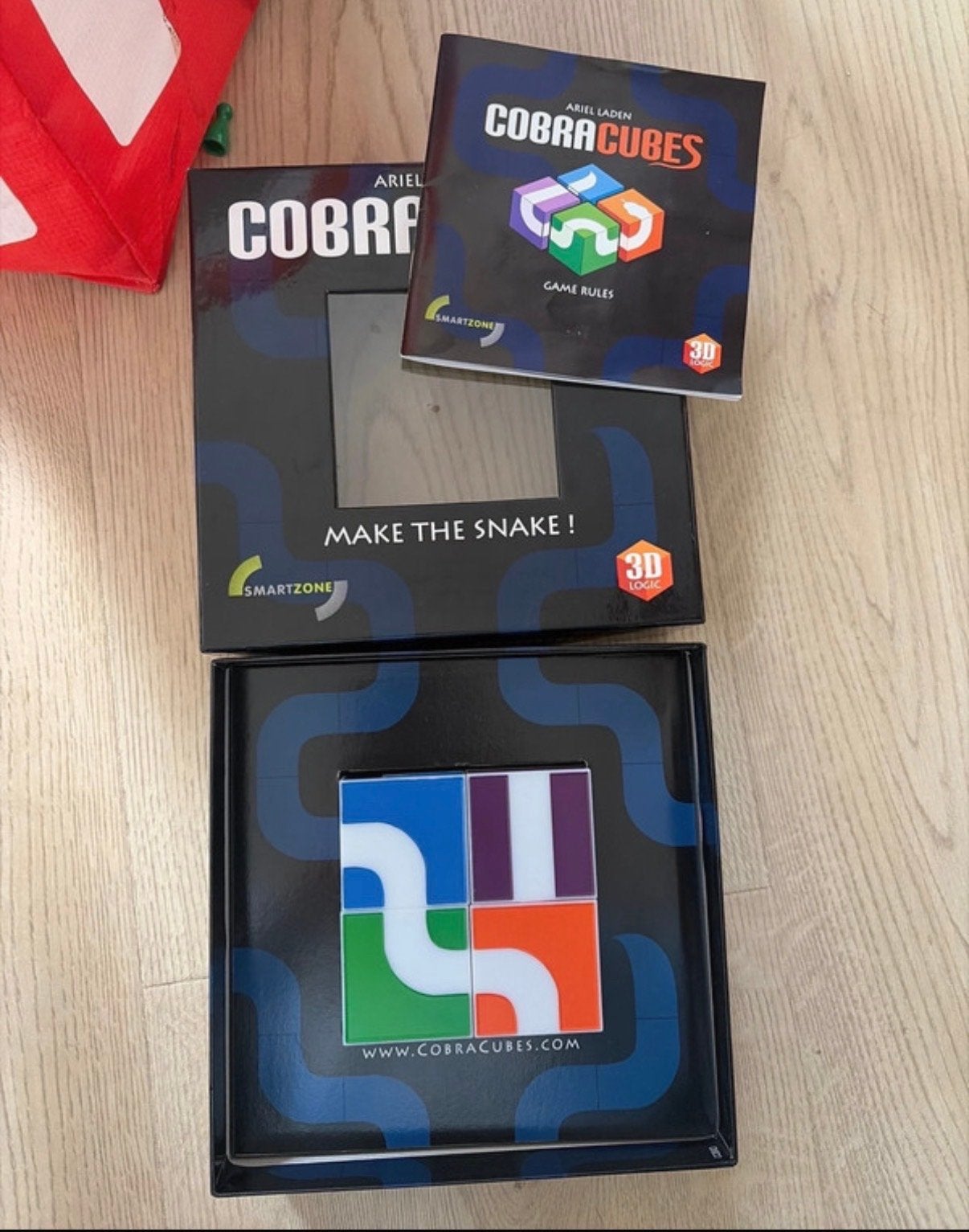 Cobra Cubes 3D Logic Game - Smartzone Puzzelspel, Een of twee spelers, Ophalen of Verzenden, Zo goed als nieuw
