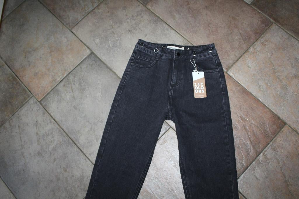 24Colours mom vlotte jeans mt 38 KOOPJE, Kleding | Dames, 24Colours, Verzenden, ., Zwart