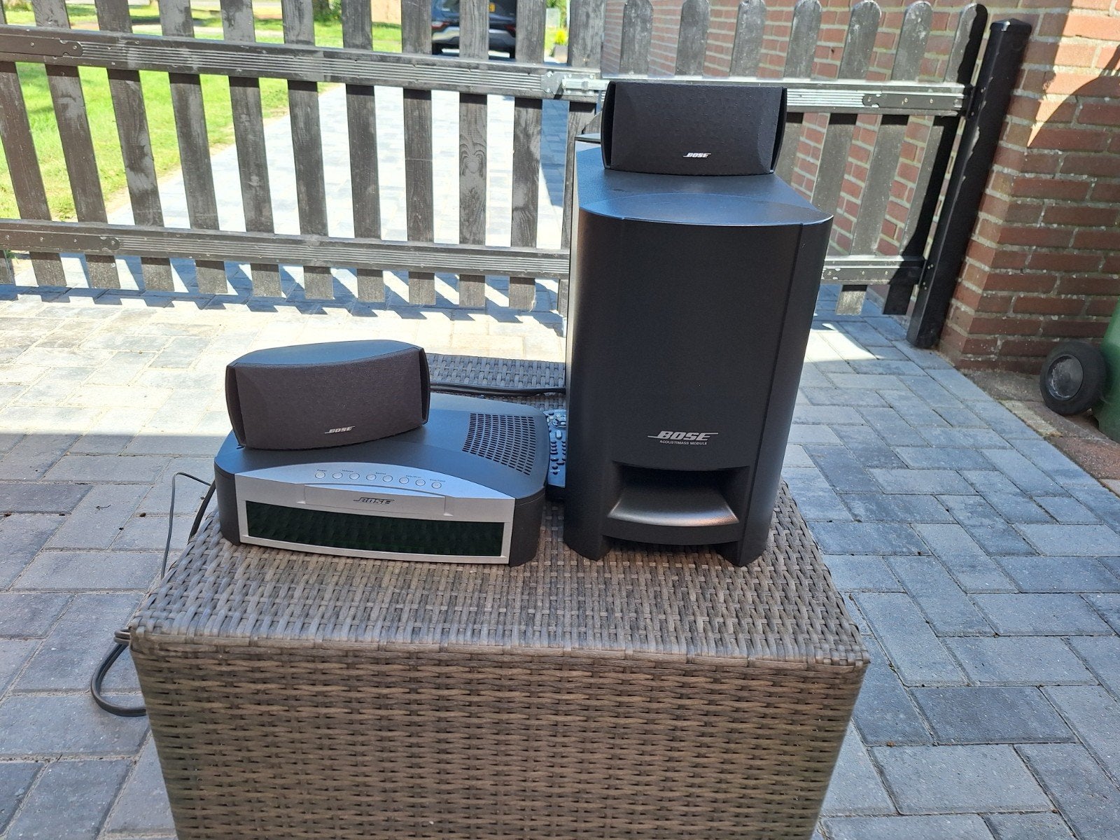 Bose Acoustimass met CD, FM, AM ontvanger, Ophalen, 70 watt of meer, Overige merken, Overige spelers
