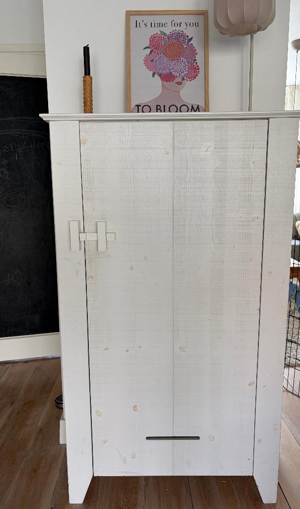 WOOOD boerenkast Gijs, Ophalen, 1 of 2 laden, 100 tot 150 cm, 50 tot 100 cm