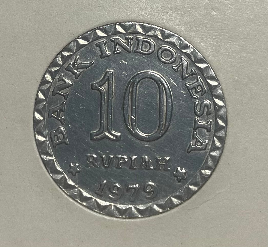 10 rupiah Indonesië 1979, Ophalen of Verzenden, Zuidoost-Azië