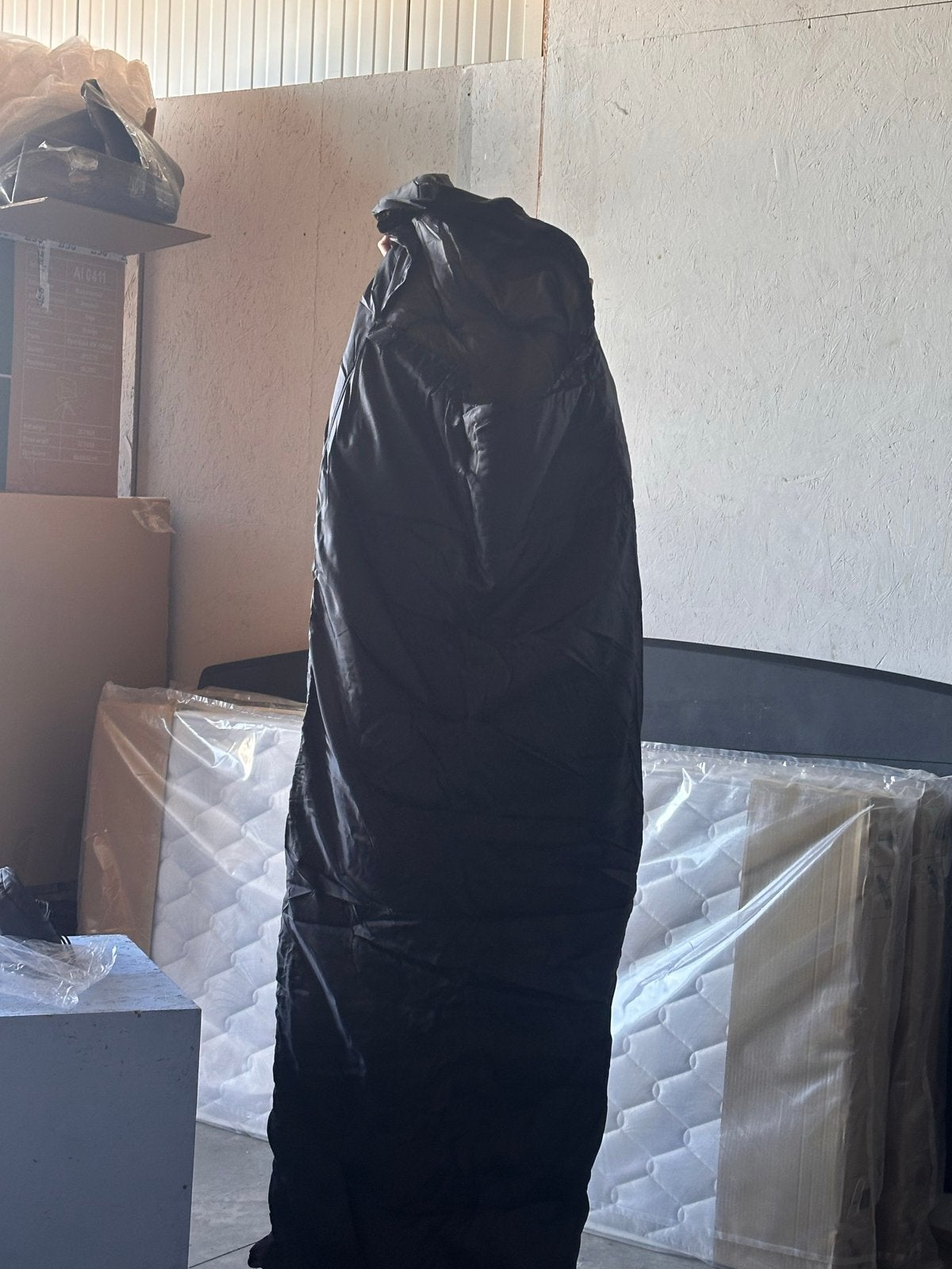 Zwarte Slaapzak - Ideaal voor Kamperen en Outdoor, Ophalen of Verzenden, Gebruikt