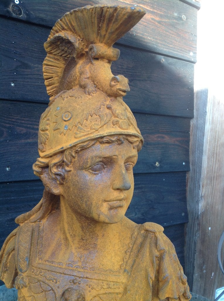 Gietijzeren borstbeeld Romein., Ophalen of Verzenden, Nieuw, Metaal, Mensenbeeld