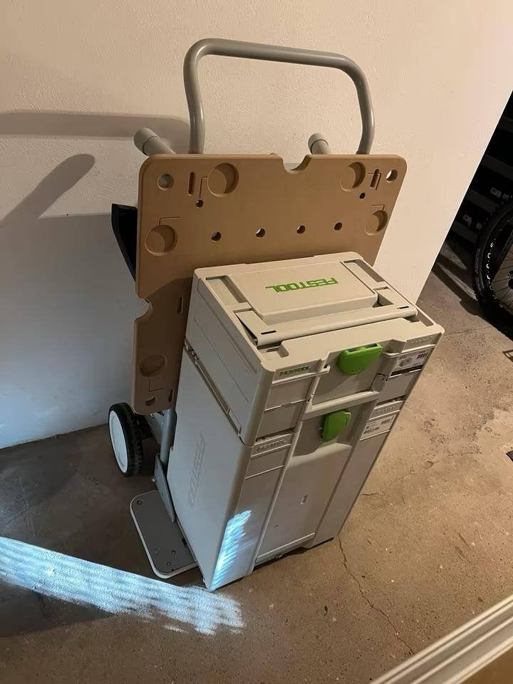 Te Huur Festool CSC Sys 50 afkortzaag!., Ophalen, Zo goed als nieuw, Afkortzaag, 30 tot 70 mm