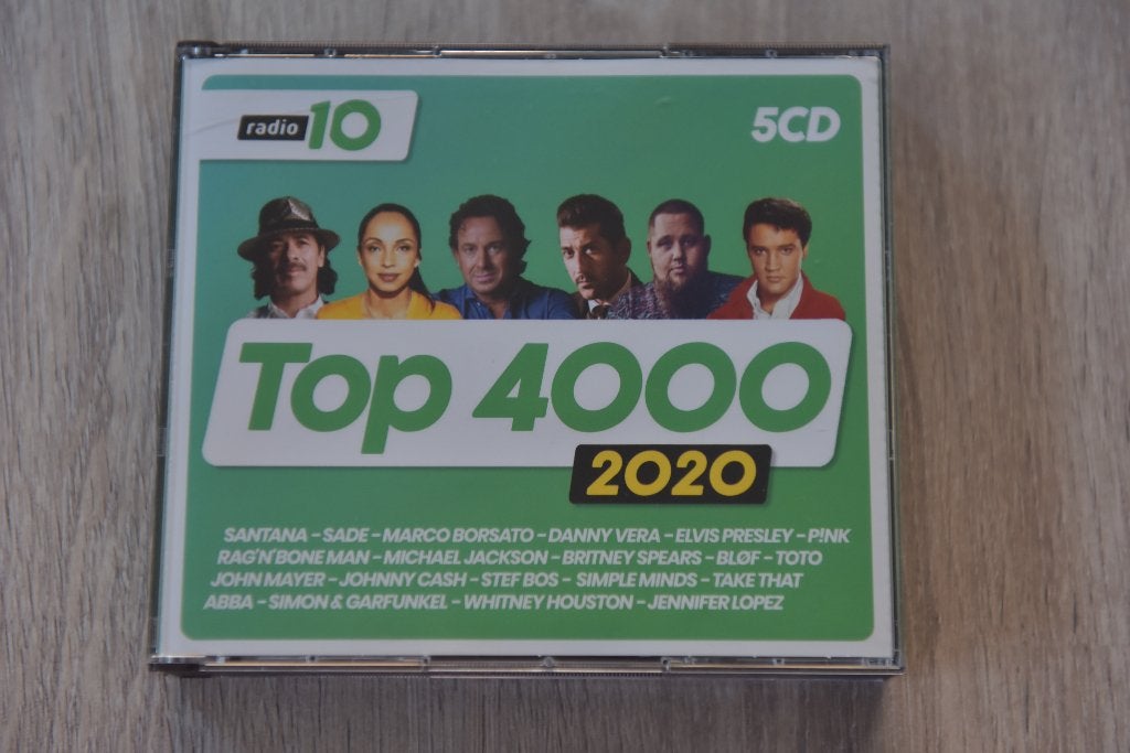 TOP 4000 - RADIO 10 - 2020 EDITIE 5CDbox, Boxset, Verzenden, Inclusief boekje, Zo goed als nieuw