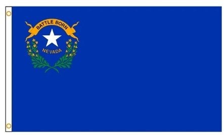 NEVADA vlag State Flag American Vlag ca 90 x 150 cm., Ophalen of Verzenden, Nieuw