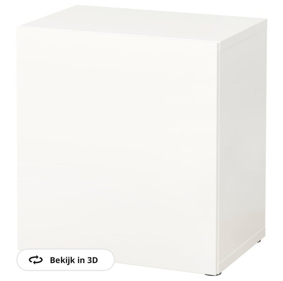 Besta kast met hoogglans deur, Ophalen, Zo goed als nieuw, 25 tot 50 cm, 50 tot 100 cm