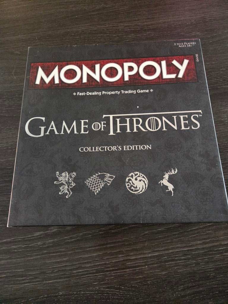 Monopoly Game of Thrones - Collector's Edition, Vijf spelers of meer, Ophalen of Verzenden, Zo goed als nieuw, Hasbro