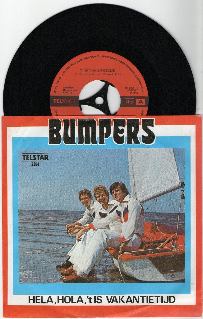Bumpers – Hela Hola t Is Vakantietijd, Ophalen of Verzenden, Zo goed als nieuw, 7 inch, Levenslied of Smartlap