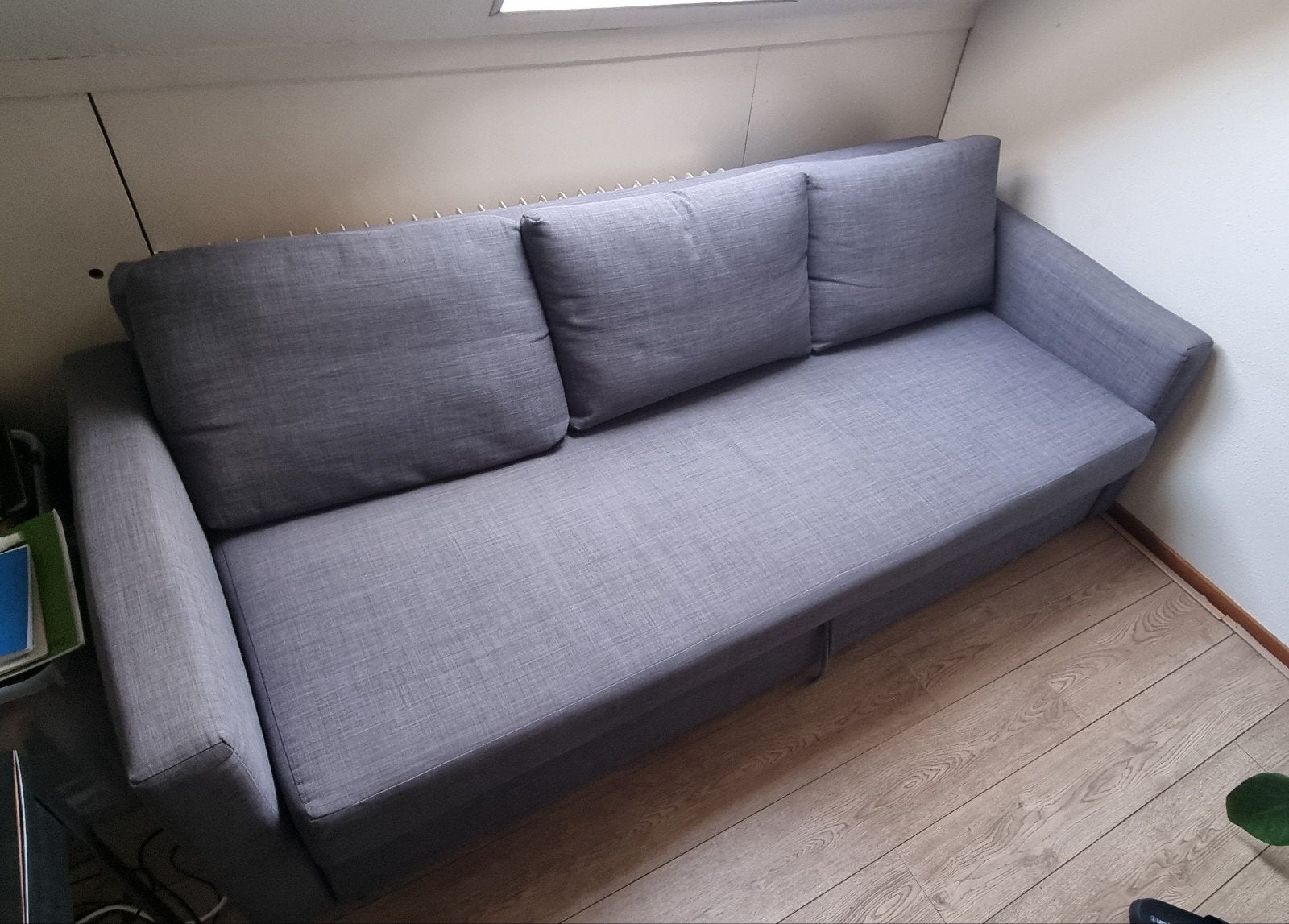 Ikea Friheten 3 person extendable couch, Ophalen, Gebruikt, Tweepersoons