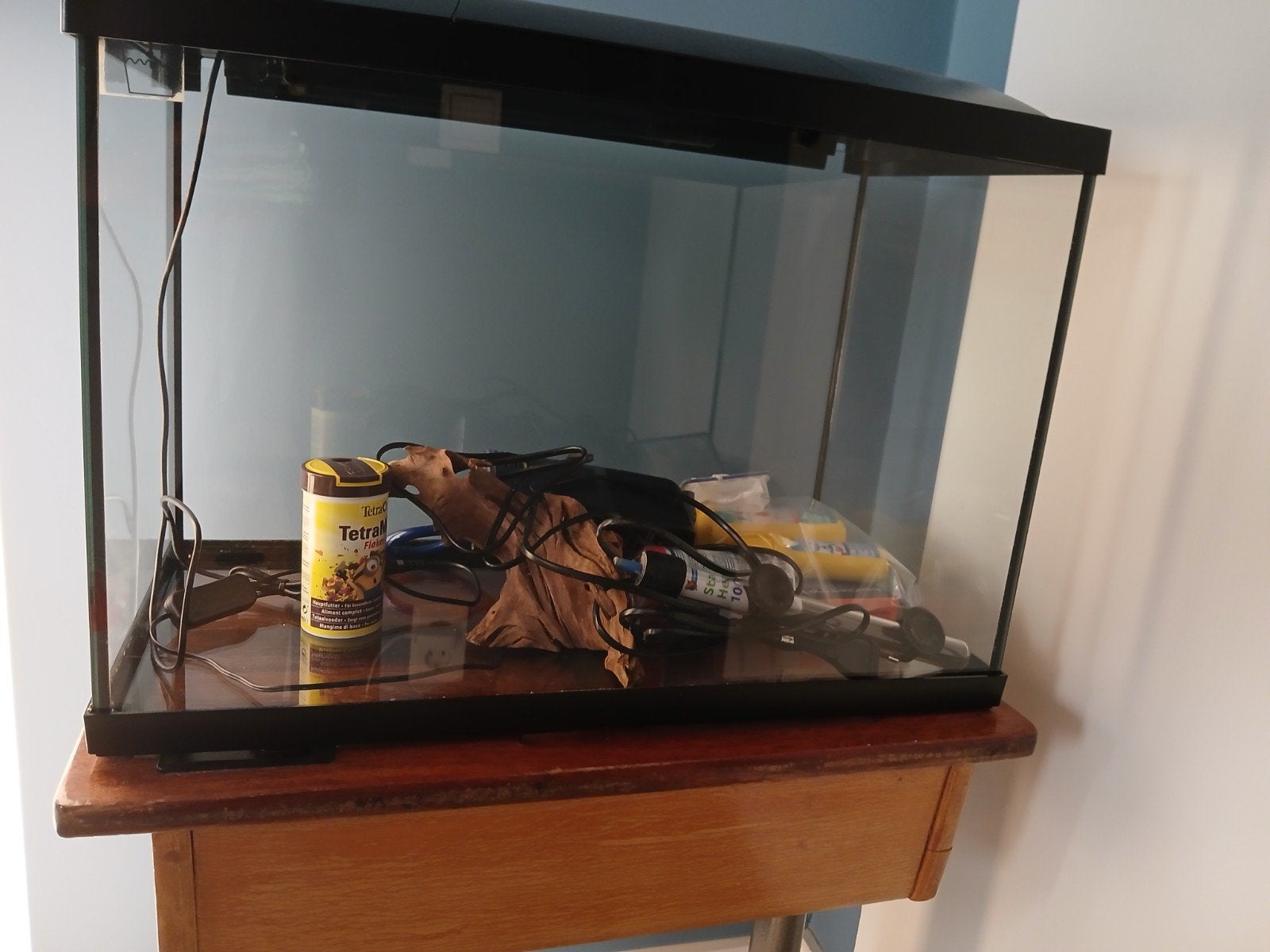 aquarium 60l, Ophalen, Superfish, Verwarming, Gevuld zoetwateraquarium