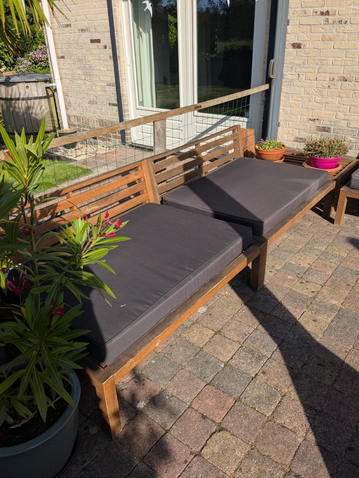 Tuinset, Ophalen, Gebruikt, Hout