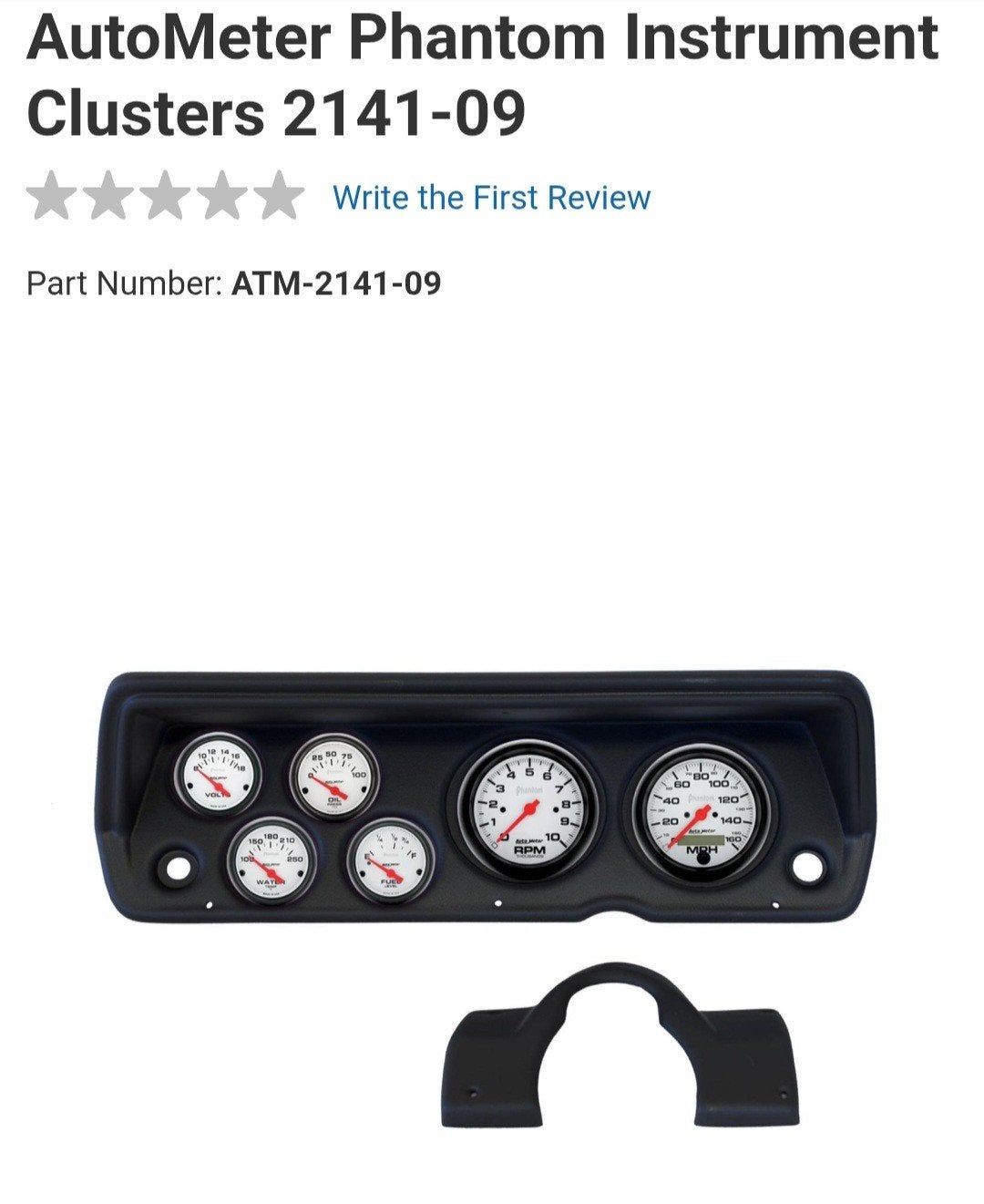 Plymouth Duster Autometer Dash Phantom  nieuw!, Ophalen of Verzenden, Nieuw, Chrysler