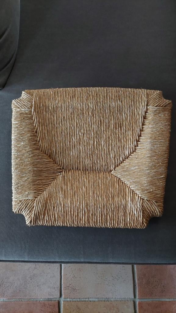 Rieten stoelzitting in goede staat, Huis en Inrichting, Stoelen, Bruin, Riet of Rotan, Ophalen of Verzenden, Zo goed als nieuw