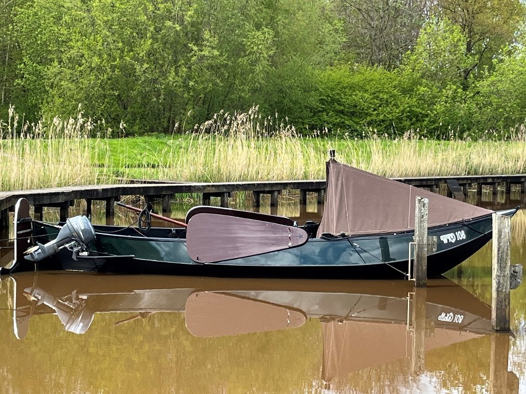 9.30mtr Zalmschouw, Platbodem, Watersport en Boten, Ophalen, 9 m, Gebruikt, Staal