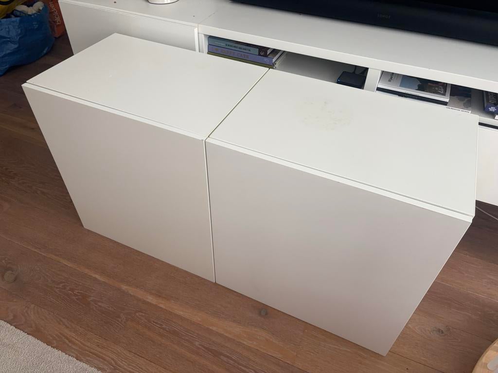 IKEA Besta kasten met druksysteem (2 stuks), Ophalen, Gebruikt