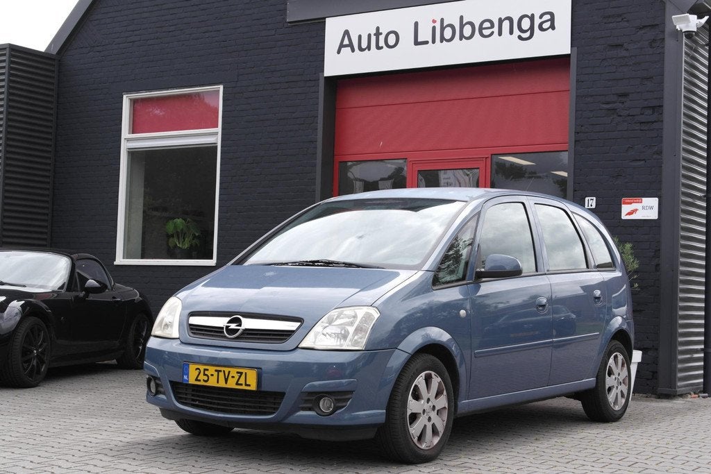 Opel Meriva 1.8-16V Temptation CRUISE / AIRCO / TREKHAAK / Z, Auto's, Opel, 4 cilinders, Blauw, 1796 cc, Origineel Nederlands