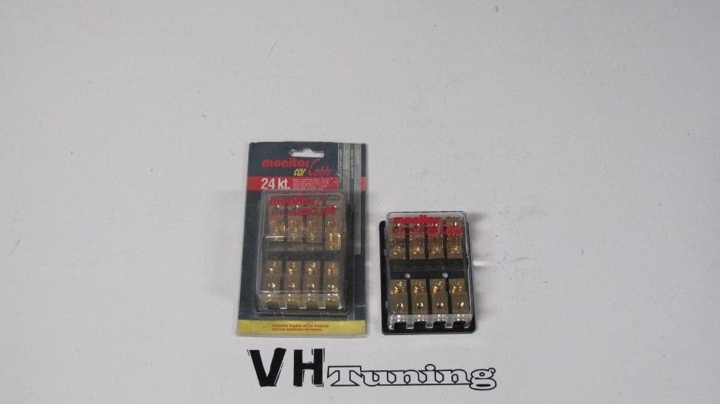 Monitor car cable vergulde mini wafel zekeringhouderblok, Ophalen of Verzenden, Nieuw