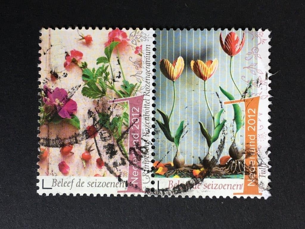 2585 Nederland 2012 NVPH 2964/5 Seizoenen - Duo - gestem, Postzegels en Munten, Postzegels | Nederland, Ophalen of Verzenden, Na 1940