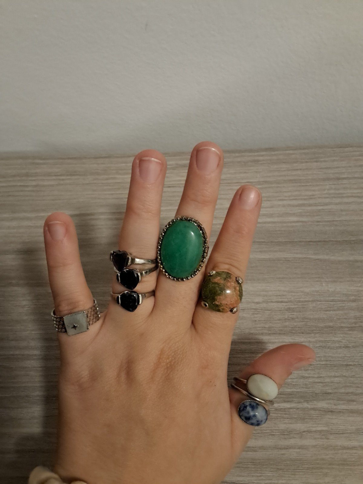 partij ringen, Sieraden, Tassen en Uiterlijk, Ringen, 18 tot 19, Nieuw, Ophalen of Verzenden, Dame of Heer