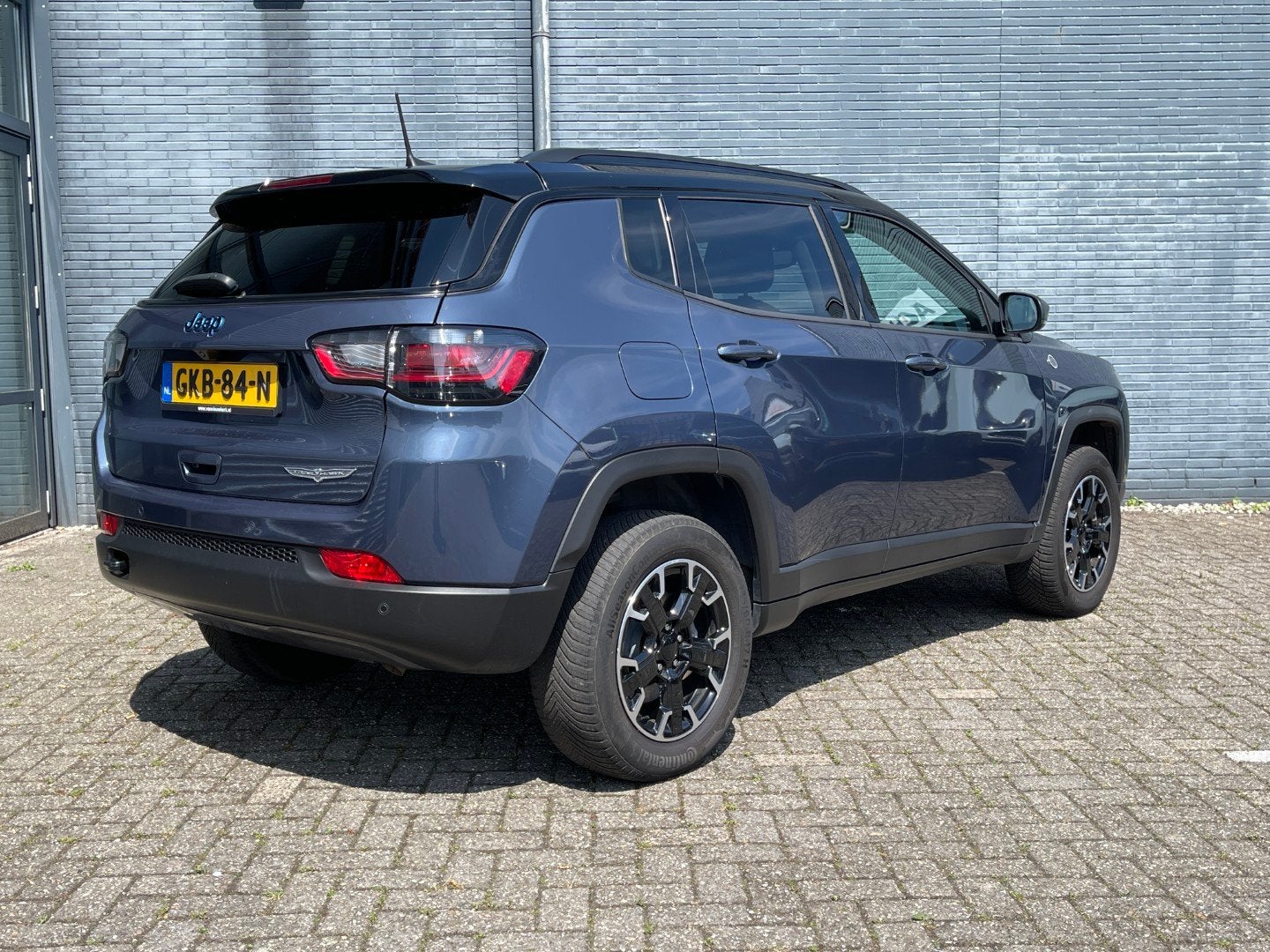 Jeep Compass 1.3T 4XE 240pk Plug-in Hybrid Automaat Trailhaw, Automaat, 12 maanden, 4 cilinders, Blauw