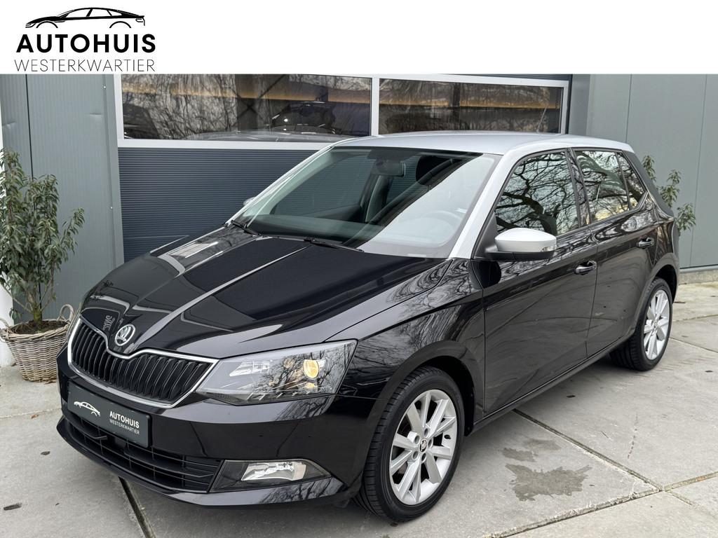 Skoda Fabia 1.2 TSI 90pk Ambition PDC Airco LMV DAB, 4 cilinders, Met garantie (alle), Zwart, Origineel Nederlands