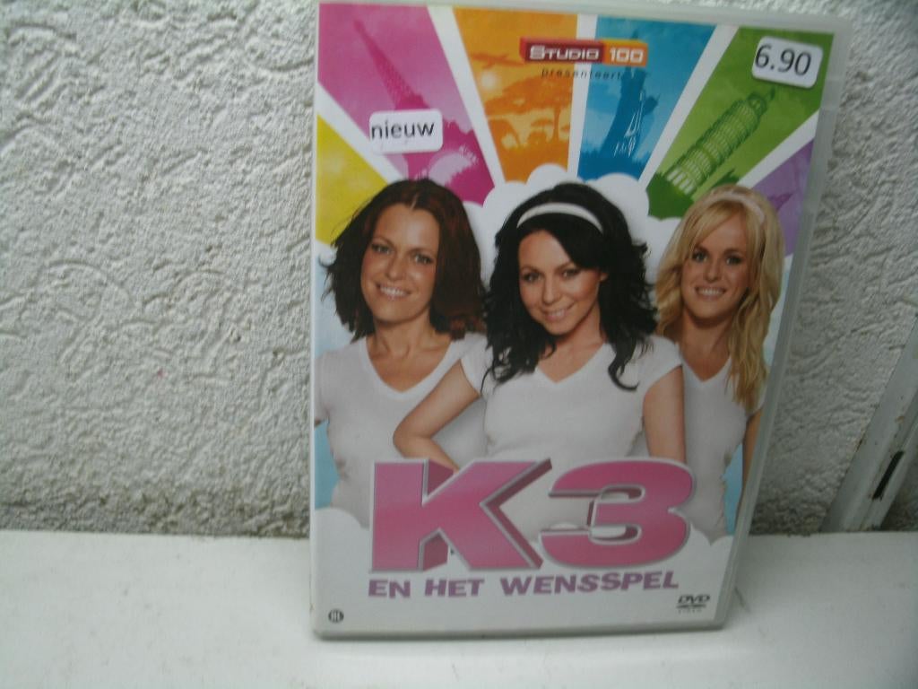 dvd 216k k3 en het wensspel, Alle leeftijden, Ophalen of Verzenden, Zo goed als nieuw