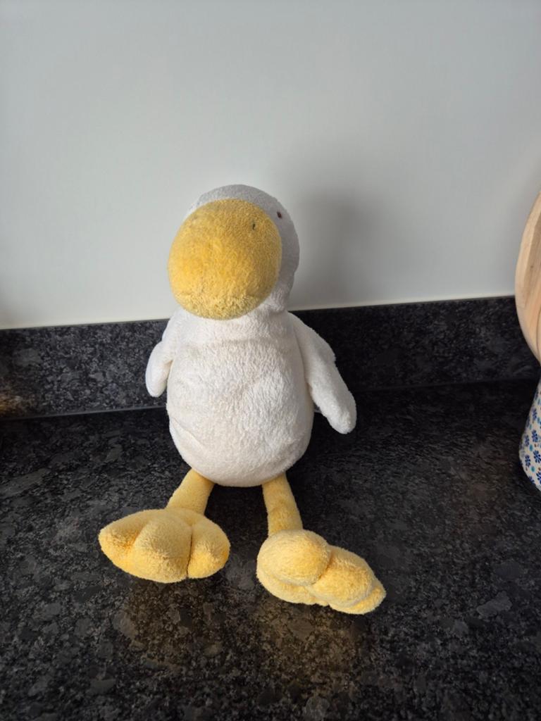 Happy Horse - Knuffel Gans Diderick, Kinderen en Baby's, Speelgoed | Knuffels en Pluche, Ophalen of Verzenden, Zo goed als nieuw