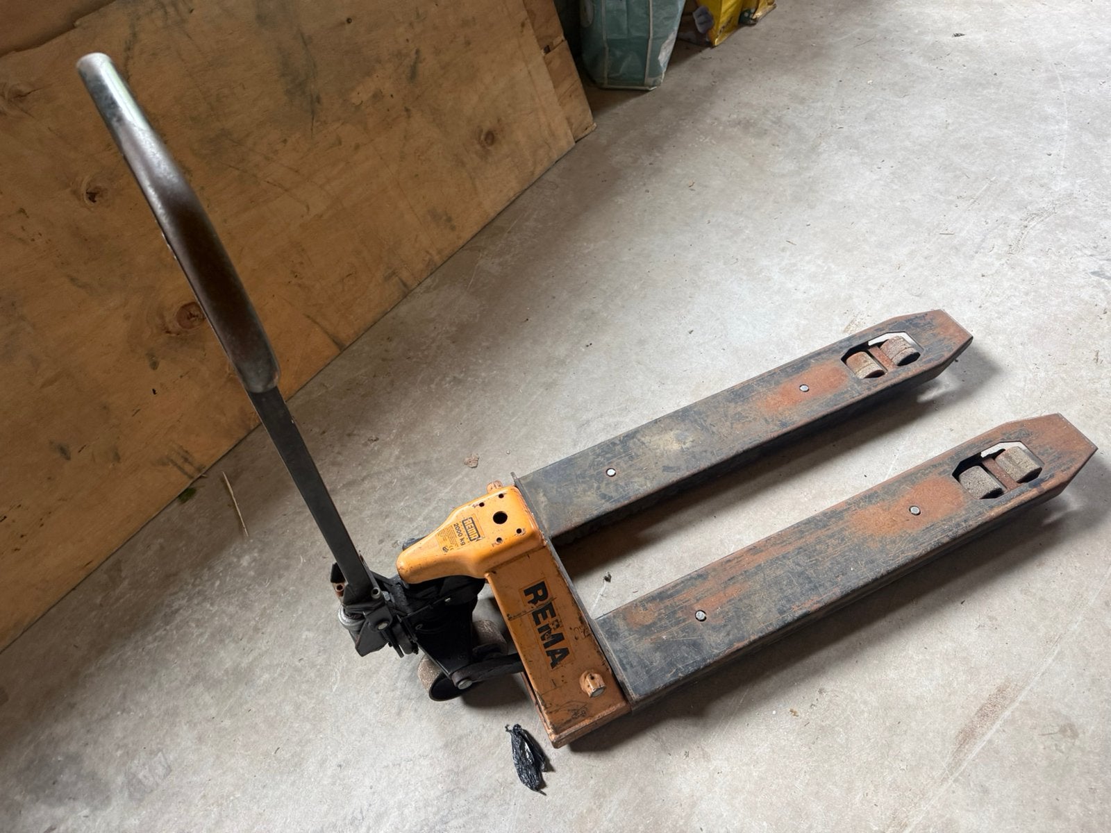 Pompwagen/palletwagen, Ophalen, Zo goed als nieuw, Hydraulisch, Garagekrik