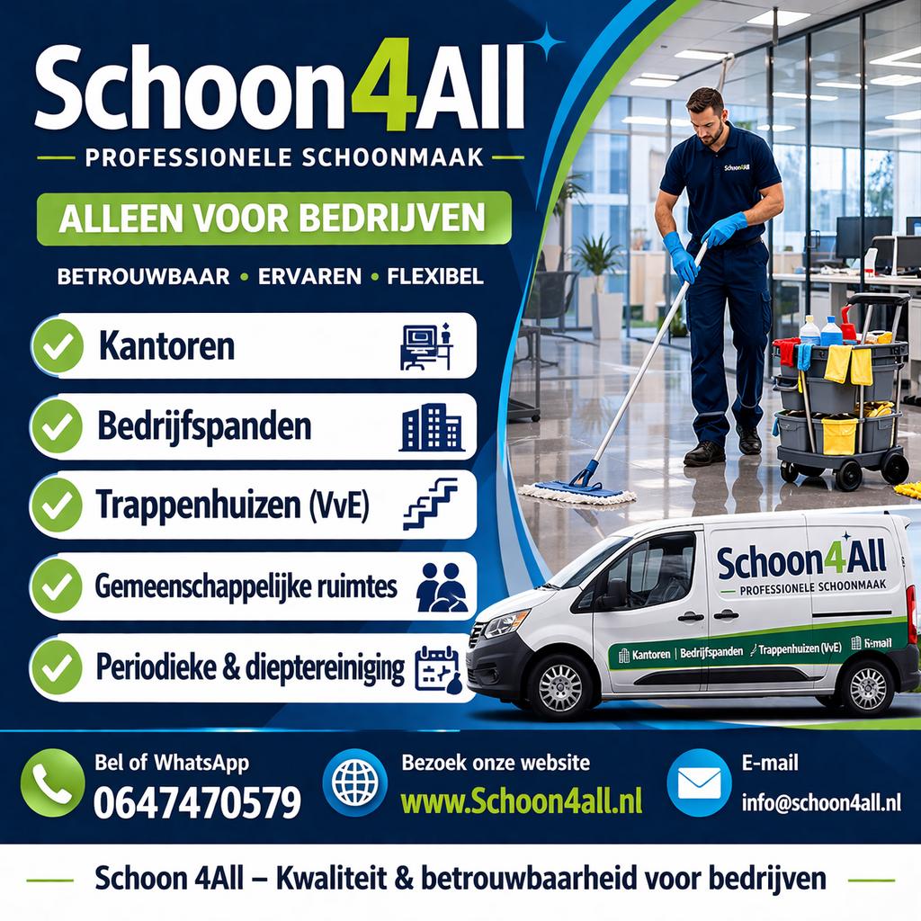 ZZP schoonmaak zoekt opdracht, Vacatures, Overige vormen, Overige niveaus, 33 - 40 uur, Geschikt als bijbaan