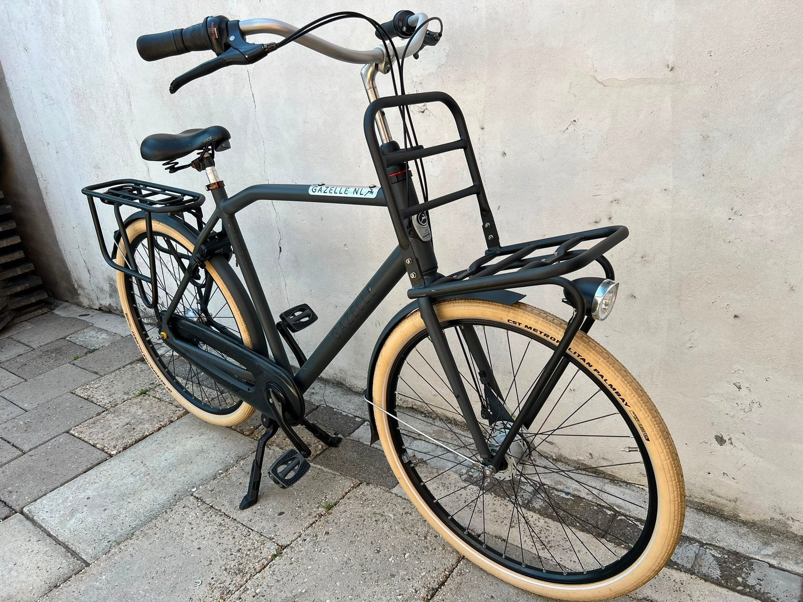 Gazelle Heavy Duty Transport Heren/Jongensfiets C7 59 cm, Fietsen en Brommers, Fietsen | Heren | Herenfietsen, Ophalen, Versnellingen