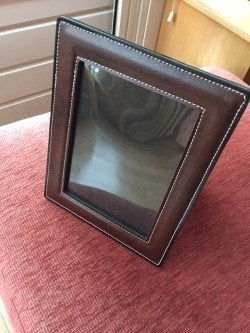fotolijst leder HENZO  nieuw, Nieuw, Standaard fotolijst, Ophalen of Verzenden, Overige materialen