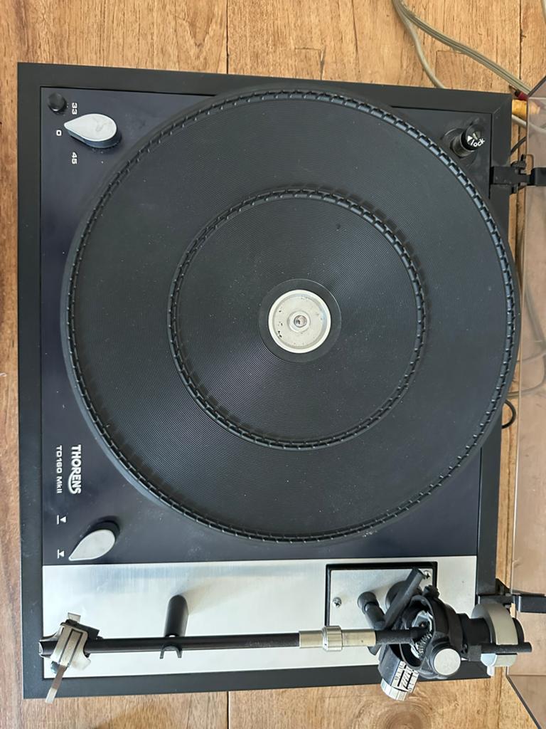Thorens TD 160 MKII Platenspeler met Ortofon SL 20 E, Ophalen of Verzenden, Gebruikt, Platenspeler, Thorens