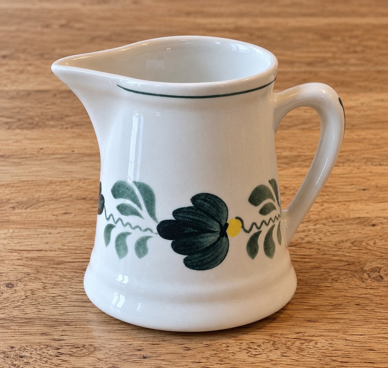 Royal Boch Boerenbont Aquarelle Melkkannetje met Bloemenpatr, Ophalen of Verzenden